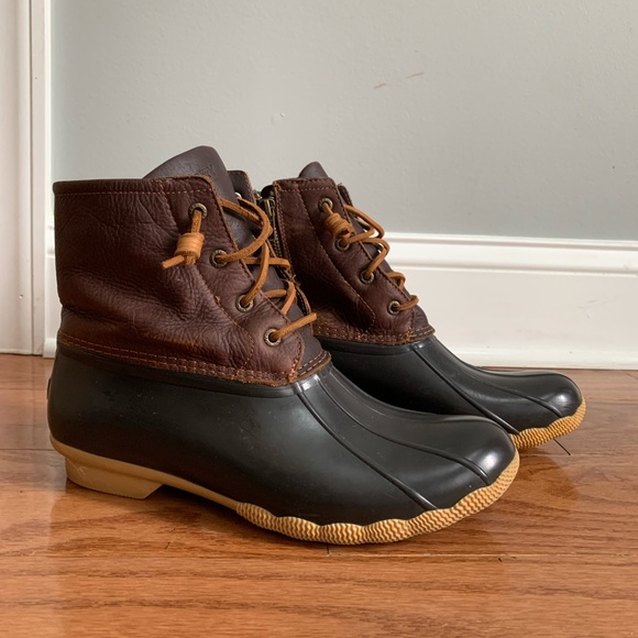 Sperry Shoes - Saltwater Leather Duck Booties